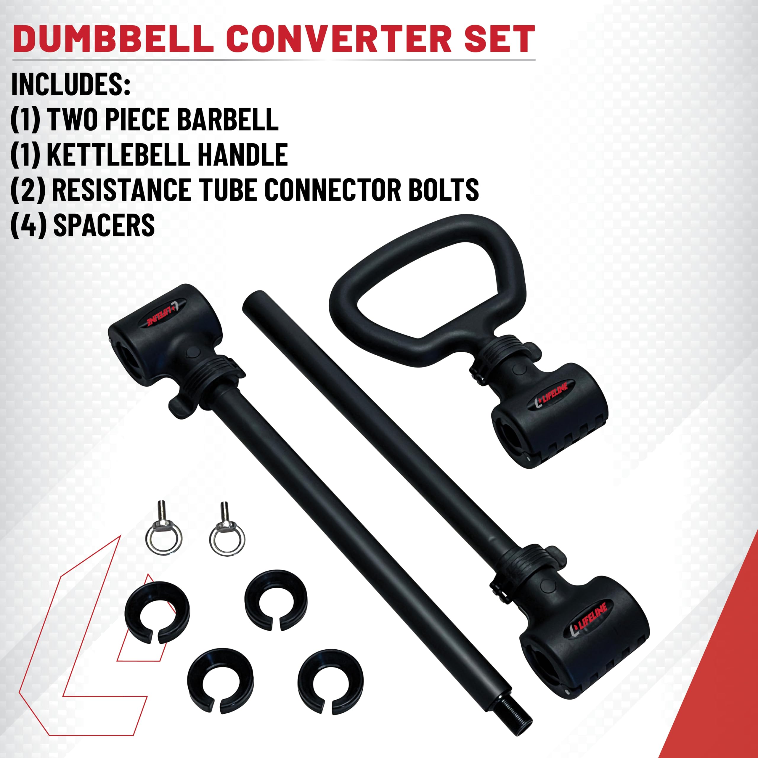 Amazon.com : Lifeline Fitness Dumbbell Converter Set